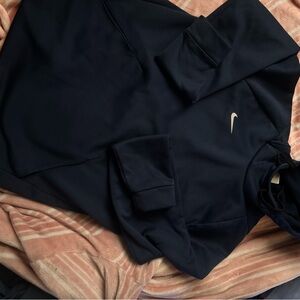 Nike Navy Blue Hoodie with Swoosh